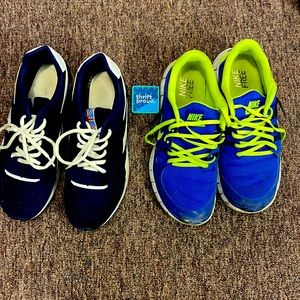 Nike Free Running Shoes and Blue Men Women Fashion Sports Leisure Running Shoes